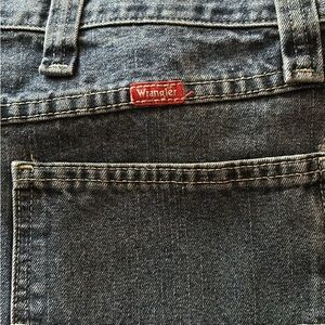 Wrangler carpenter Dark Blue Denim Jeans 40x 30